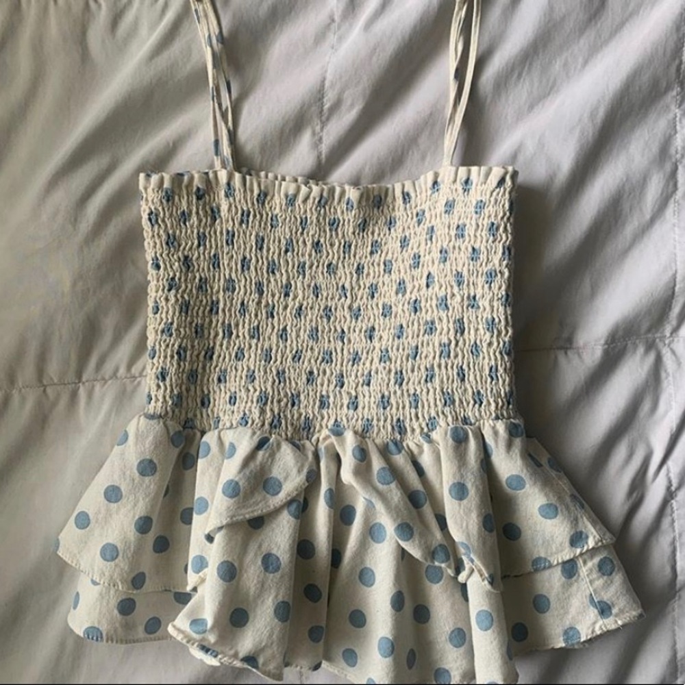 Zara Polka Dot Top